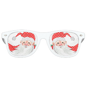 Lunettes de soleil de Noël avec Père Noël