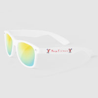 Lunettes de soleil de Noël Bodybuilder Père Noël a