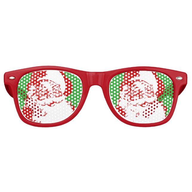 Lunettes de soleil de Noël du Père Noël (Devant)