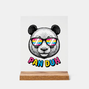 Lunettes de soleil de Panda drôle Vintage Gravure