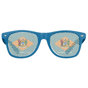 Lunettes de soleil de Parti avec drapeau du Delawa