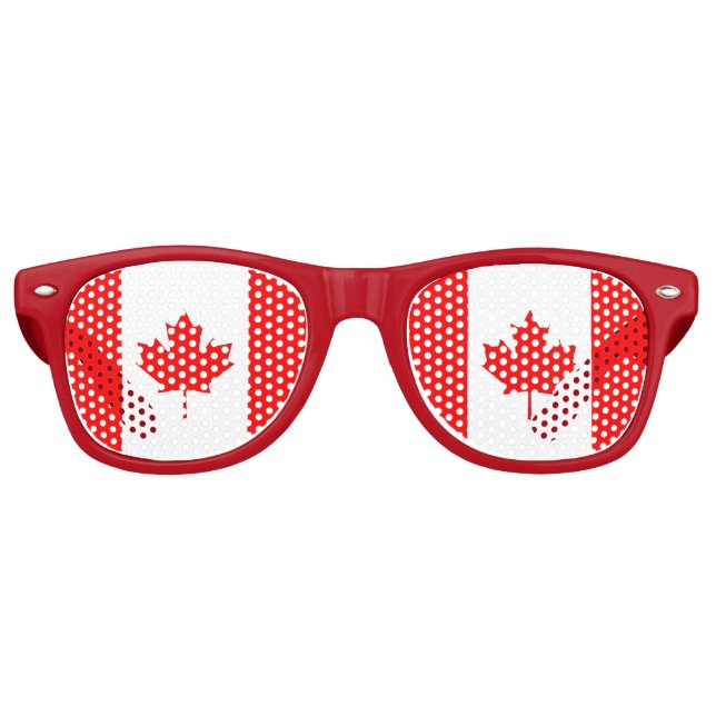 Lunettes de soleil de Party Shades - drapeau du Ca (Devant)