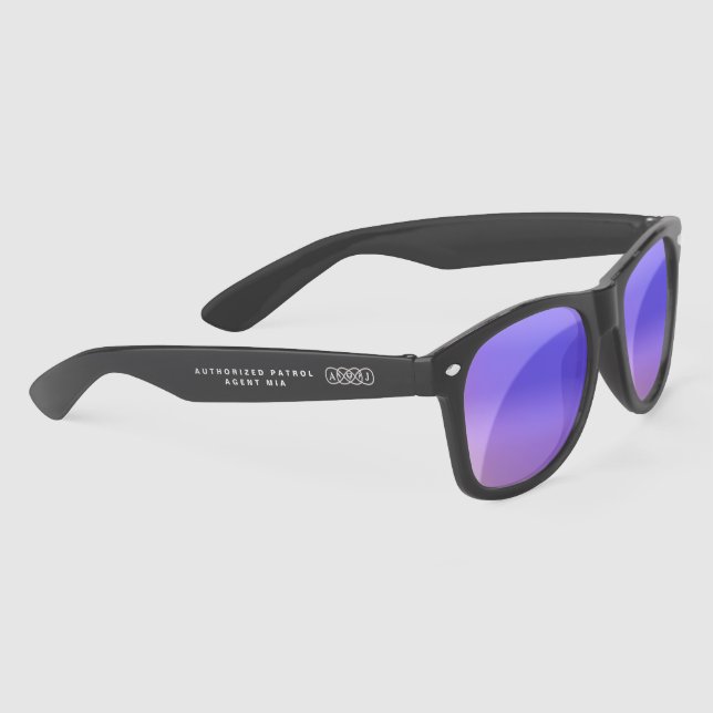 Lunettes de soleil de patrouille pétale iridescent (Droite)