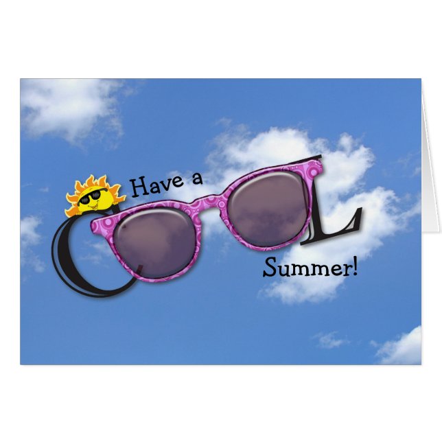 Lunettes de soleil d'été cool (Devant horizontal)