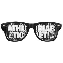 Lunettes de soleil diabétiques athlétiques