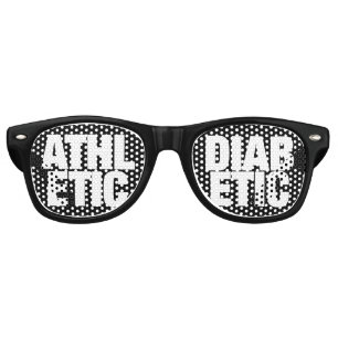 Lunettes de soleil diabétiques athlétiques