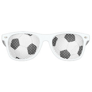 Lunettes de soleil d'illustration du football de