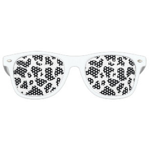 Lunettes de soleil d'impression de vache