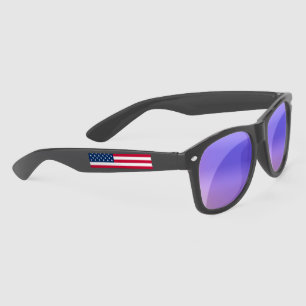 Lunettes de soleil drapeau américain patriotique