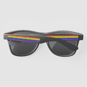 Lunettes De Soleil Drapeau de fierté de SlipperyJoe's vernis liquide 