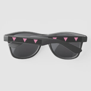 Lunettes De Soleil Drapeau triangle rose de SlipperyJoe's symbole ros