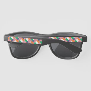Lunettes De Soleil DRAPEAUX IRLANDAIS AMÉRICAINS Saint Patrick Patrio