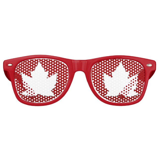Lunettes de soleil du Canada Amusants Costume souv (Devant)
