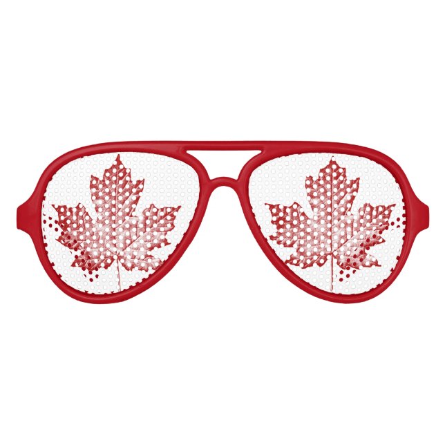 Lunettes de soleil du Canada Amusants Costume souv (Devant)