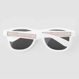 Lunettes De Soleil Élégant Marbré de pêche et de gris