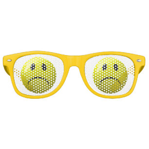 lunettes de soleil émoji visage malheureux