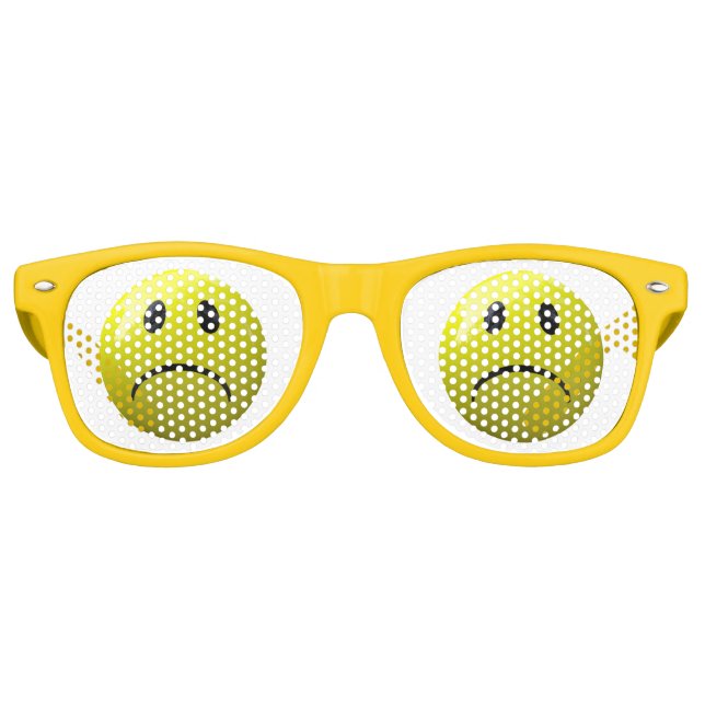 lunettes de soleil émoji visage malheureux (Devant)
