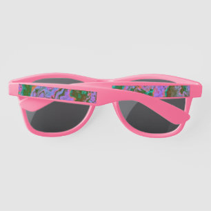 Lunettes de soleil en marbre aigre