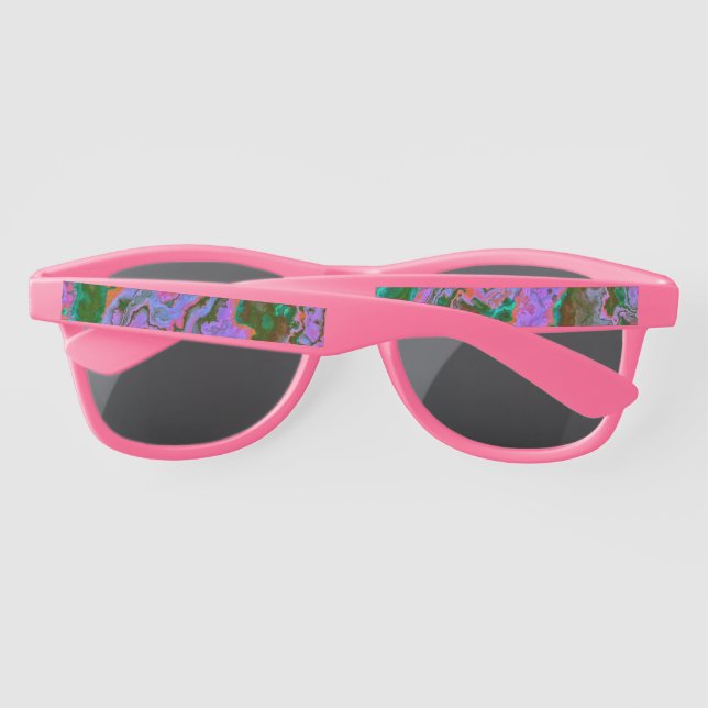 Lunettes de soleil en marbre aigre (Dos)