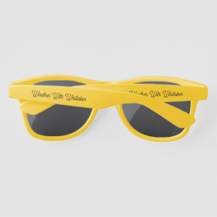 Lunettes de soleil en plastique