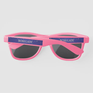 Lunettes de soleil en plastique de patronne