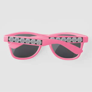 Lunettes de soleil en plastique Diamants
