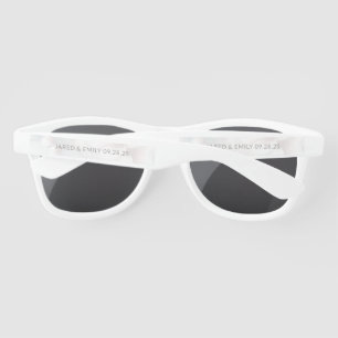 Lunettes de soleil en plastique personnalisées