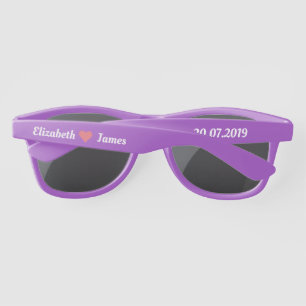 Lunettes De Soleil Faveur de mariage violet