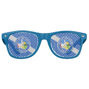 Lunettes de soleil Fête avec drapeau de Las Vegas