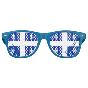 Lunettes de soleil Fête avec drapeau du Québec