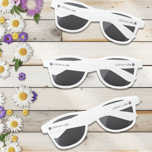 Lunettes De Soleil Fleurs de lavande de bourdon Jaune