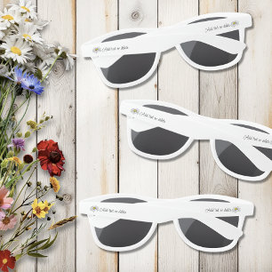 Lunettes De Soleil Fleurs sauvages Champignons bleus floraux