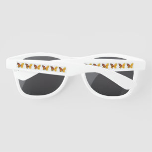 Lunettes De Soleil Flower Butterfly with Yellow California Poppy