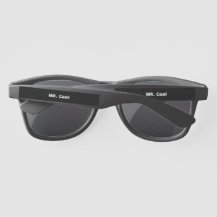 Lunettes De Soleil Fournitures de fête élégantes avec texte imprimé M