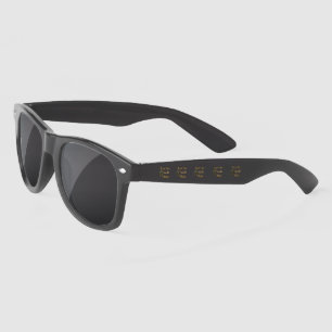 Lunettes De Soleil Golden Aces Sont Gold Mate Poker Design,