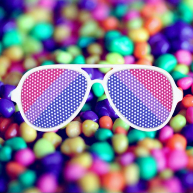 Lunettes de soleil Gras Bisexual Fierté (Créateur téléchargé)
