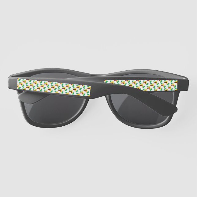Lunettes De Soleil GUYANA DRAPEAU Guyanais Patriotique (Dos)