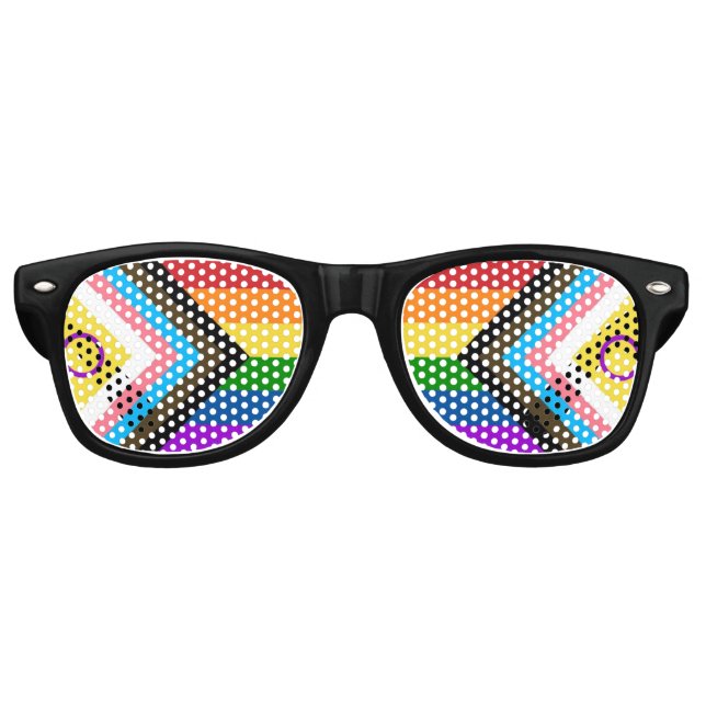Lunettes de soleil intersex Inclusive Fierté (Devant)