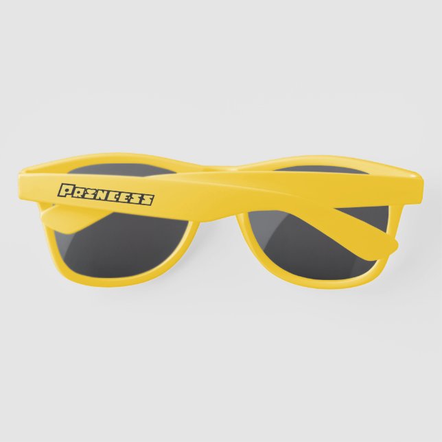 Lunettes de soleil jaunes (Dos)
