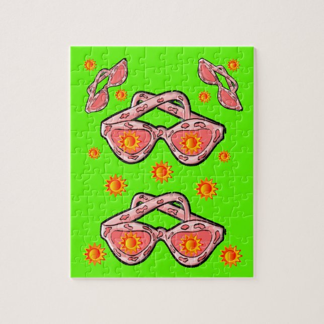 Lunettes de soleil Jigsaw Puzzle (Vertical)