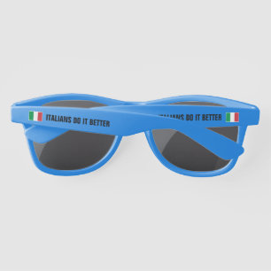 Lunettes De Soleil Le drapeau italien mieux joué d'Italie promo