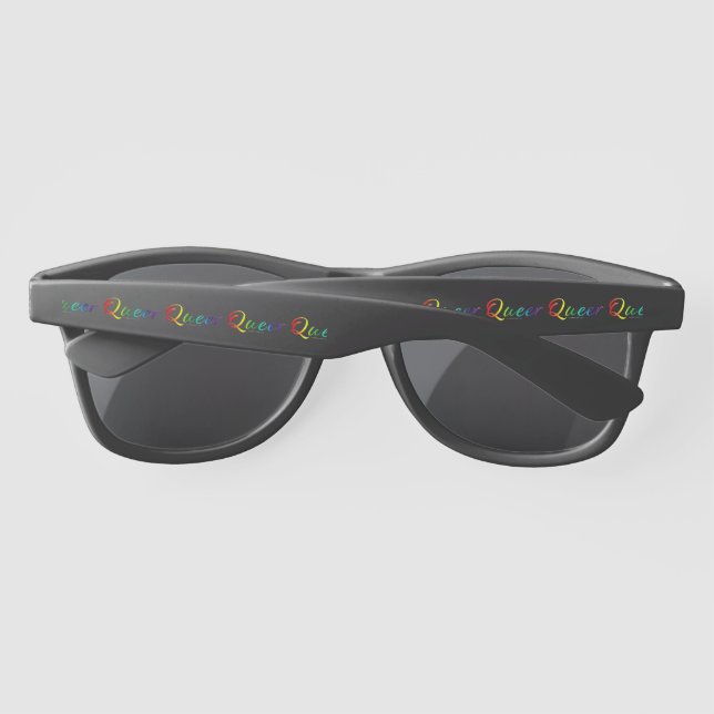 Lunettes De Soleil Le mot unique expressif et étrange de SlipperyJoe  (Dos)