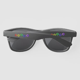 Lunettes De Soleil L'enseigne de fierté aux couleurs de l'arc-en-ciel