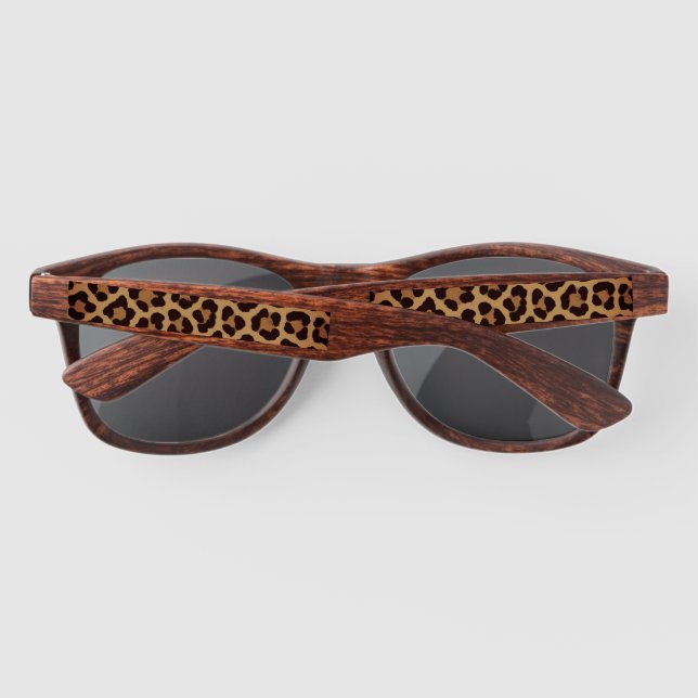 Lunettes De Soleil Leopard Print Pattern (Dos)
