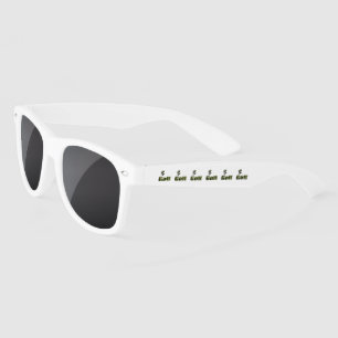 Lunettes De Soleil Logo De Golf Avec Clubs,