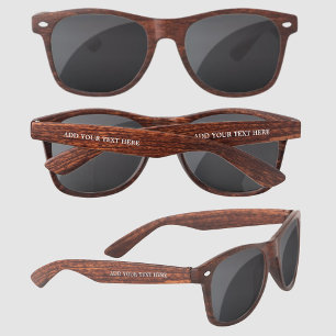 Lunettes De Soleil Logo photo texte personnalisé