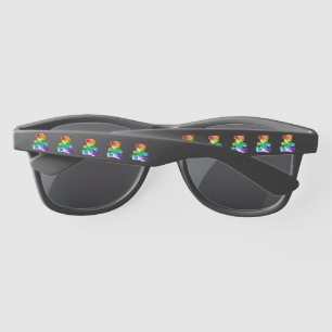 Lunettes De Soleil L'ours en peluche en métal brossé SlipperyJoe's dé