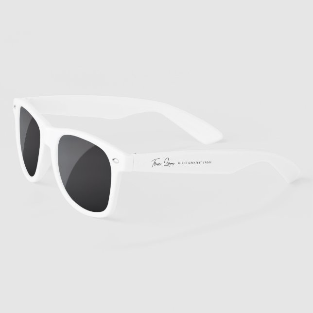 Lunettes De Soleil mariage faveur simple élégant moderne extérieur (Gauche)