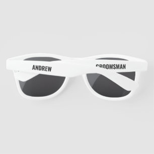 Lunettes De Soleil Mariage personnalisé Bachelor Party Faveurs Grooms