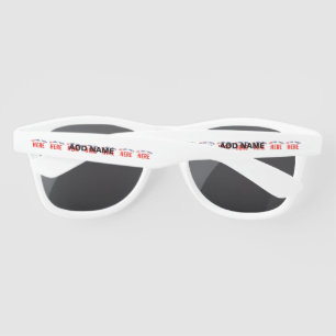 LUNETTES DE SOLEIL MARQUE BLANCHE MODERNE ET PERSONNALISABLE VÉRIFIÉE